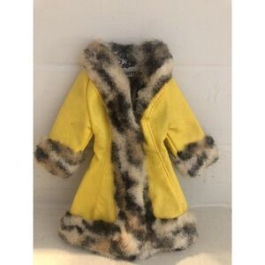 Vintage Barbie Doll Great Coat #1459 Yellow Coat  ~‎ 1960's